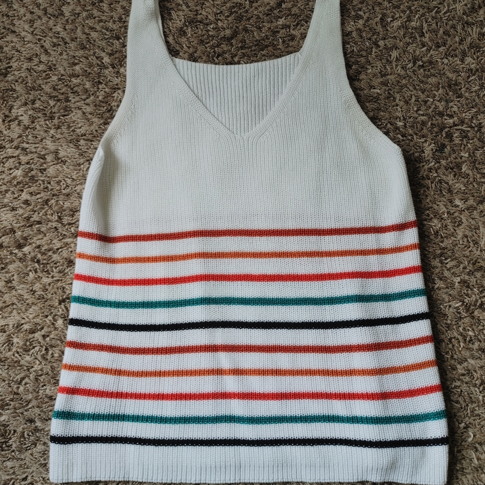 Striped Sweater Tank